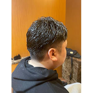 ツーブロショート