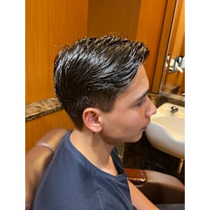 銀座　理容室　外国人ヘア　ナチュラル刈り上げ