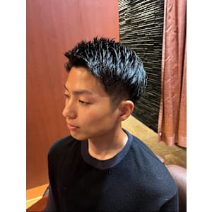 銀座　理容室　ベリーショート　ビジネスヘア