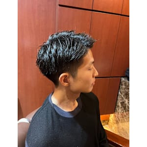 銀座　理容室　ベリーショート　ビジネスヘア