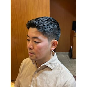 銀座　理容室　ナチュラル刈り上げスタイル