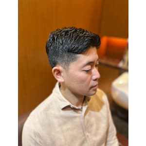 銀座　理容室　ナチュラル刈り上げスタイル