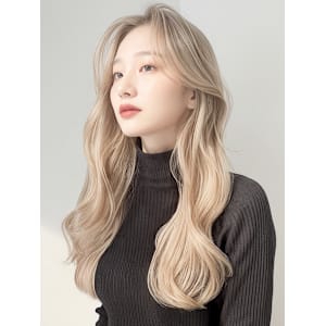 ホワイトベージュロング