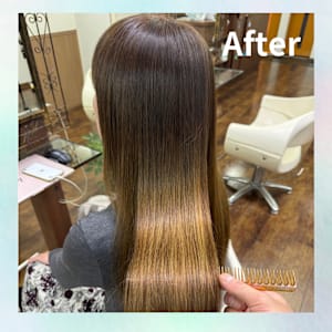 縮毛矯正プレミアム×リタッチカラー - 髪質改善専門店 BxF SALON 大森町店【カミシツカイゼンセンモンテン ビーエフサロンオオモリマチテン】掲載中