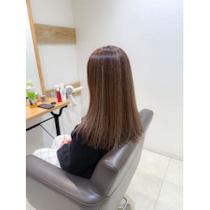 白髪ぼかしハイライトカラー30代40代50代ブルーグレージュ