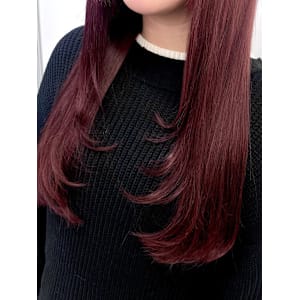 ボルドーレイヤースタイル