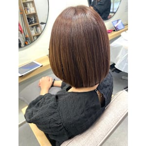 髪質改善トリートメント×ボブ