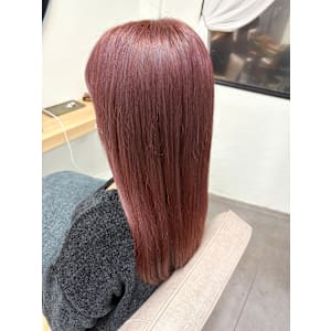 ブリーチなしダブルカラー【コーラルピンク】