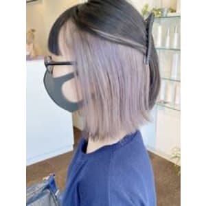 【W_SALON 河原町】インナーカラー/ミディアムボブヘア