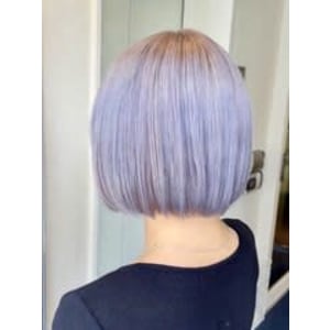 【W_SALON 河原町】ラベンダーボブ/丸みボブ