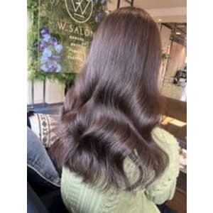 【W_SALON 河原町】ナチュラルブラウン/大人綺麗