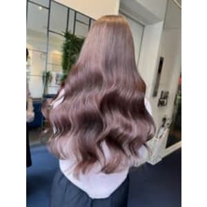 【W_SALON 河原町】ピンクブラウン/大人可愛い