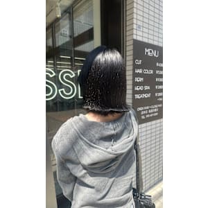 【ゾエ】艶ボブ/黒髪ボブ/外ハネ/ぷつっと/学生カット - MATISSE 室見店【マティス】掲載中