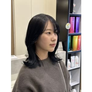 #ブルーブラック #くびれヘア #韓国ヘア #暗めヘア - MATISSE 室見店【マティス】掲載中