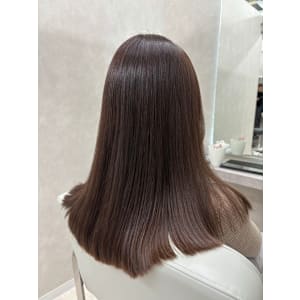 ブラウン/髪質改善トリートメント/透明感カラー/髪質改善サロ