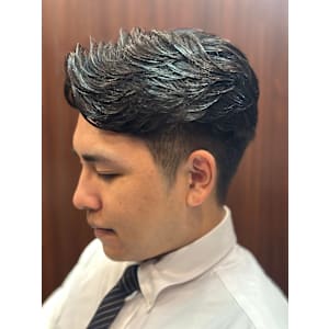 メンズ　ビジネス　パーマ　御徒町　上野　秋葉原