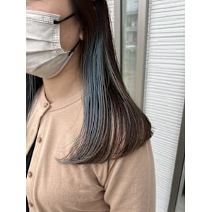 くすみブルー - K&K  ブリーチ/ダブルカラー/プルエクステ/縮毛矯正/髪質改善【ケイアンドケイ  ブリーチ ダブルカラー プルエクステ シュクモウキョウセイ カミシツカイゼン】掲載中