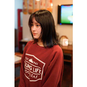 ハーフ＆ハーフデザインのインナーカラー