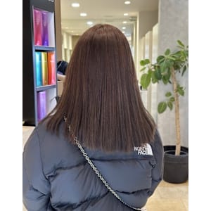 髪質改善ブラウン