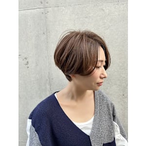 丸み前下がりショート【銀座/有楽町】30代40代50代