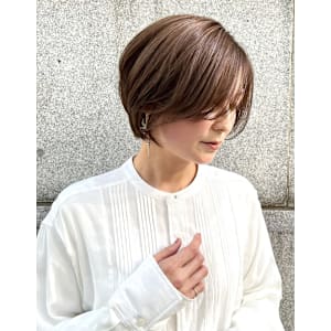 大人ハイライト艶髪ヘルシーショート【銀座/有楽町】30代40