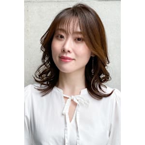 ワンカール艶感デジタルパーマ愛され外ハネボブ