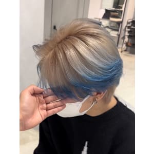 エンドカラー　デザインカラー　ハイトーン　表参道/原宿