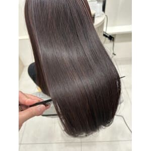 髪質改善/縮毛矯正で叶う！毎日乾かすだけでうるつや美髪