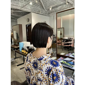 コンパクトミニボブ＊丸みショート