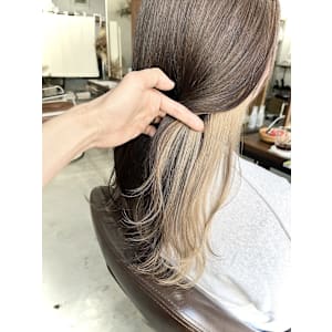 インナーホワイトベージュ＊大人レイヤー