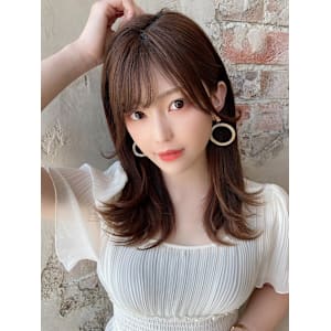 イメチェン美髪外ハネボブミディアムストレート寒色系カラー - AFLOAT/L 錦糸町【アフロートエル】【アフロートエル キンシチョウ】掲載中