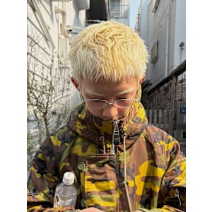 スパイキーショート/抜きっぱなし/ブロンド