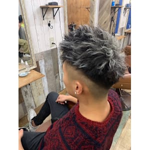 メンズツイスト×ホワイトメッシュ【石田 竜也】