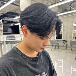 メンズカット×ダブルカラー