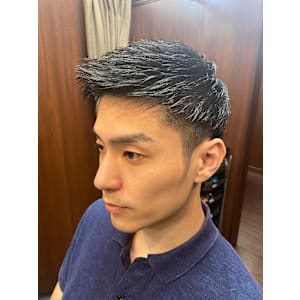 ツーブロックショート