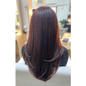 【大久保】レイヤーカット×ピンクブラウンカラー♪