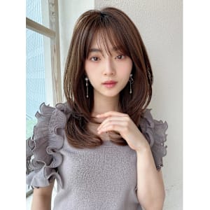 イメチェン後れ毛が可愛い顔周りレイヤー美髪アッシュベージュ  - AFLOAT/L 錦糸町【アフロートエル】【アフロートエル キンシチョウ】掲載中