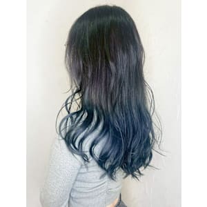 【Reir_下北沢】*グラデーションカラー+ネイビーアッシュ