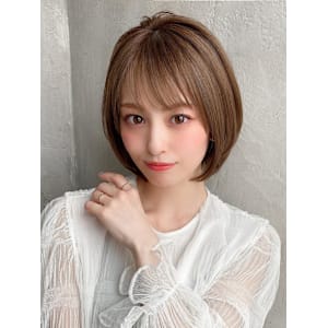 ひし形ショートボブレイヤーイメチェン美髪ホワイトブロンド - AFLOAT/L 錦糸町【アフロートエル】【アフロートエル キンシチョウ】掲載中