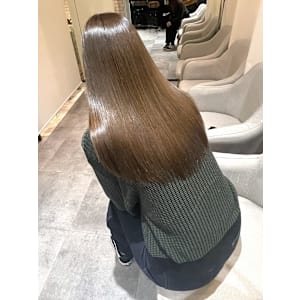 髪質改善/縮毛矯正/酸性ストレート/韓国/カーキグレージュ