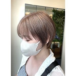 【W_SALON 河原町】ハンサムショート× ミルクティーベ - W_SALON【ダブル アンダーバー サロン】掲載中