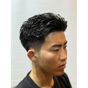 かきあげパーマ