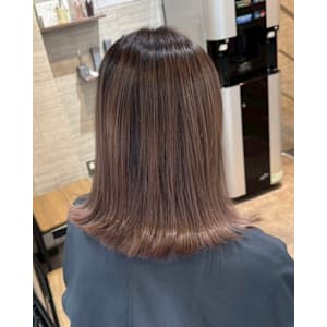 ナチュラルブラウン　髪質改善トリートメント　TOKIO