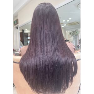 透明感カラー+髪質改善トリートメント