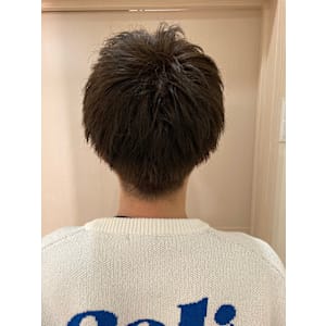 30代男性カットカラー