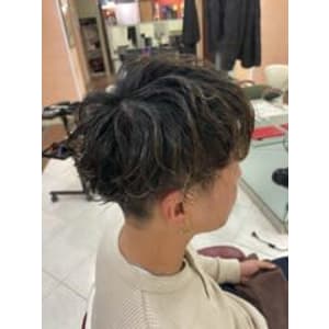 スパイラルパーマ×ハイライト