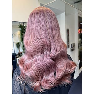 【W_SALON 河原町】ピンクラベンダー/艶髪/髪質改善