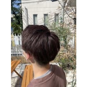 メンズカット×バイオレットカラー