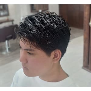 緩いツイストスパイラルパーマ