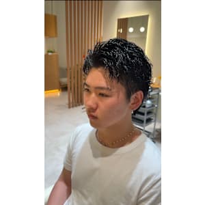 メンズショートパーマ